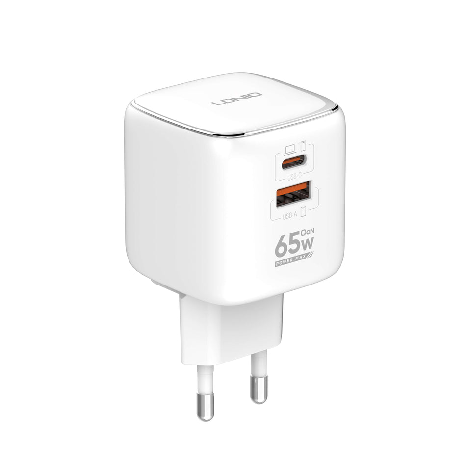 LDNIO Q2617 65W GaN Laptop Fast Charging Interchangeable Socket Multi-Adapter Global Charger (US / EU / UK)