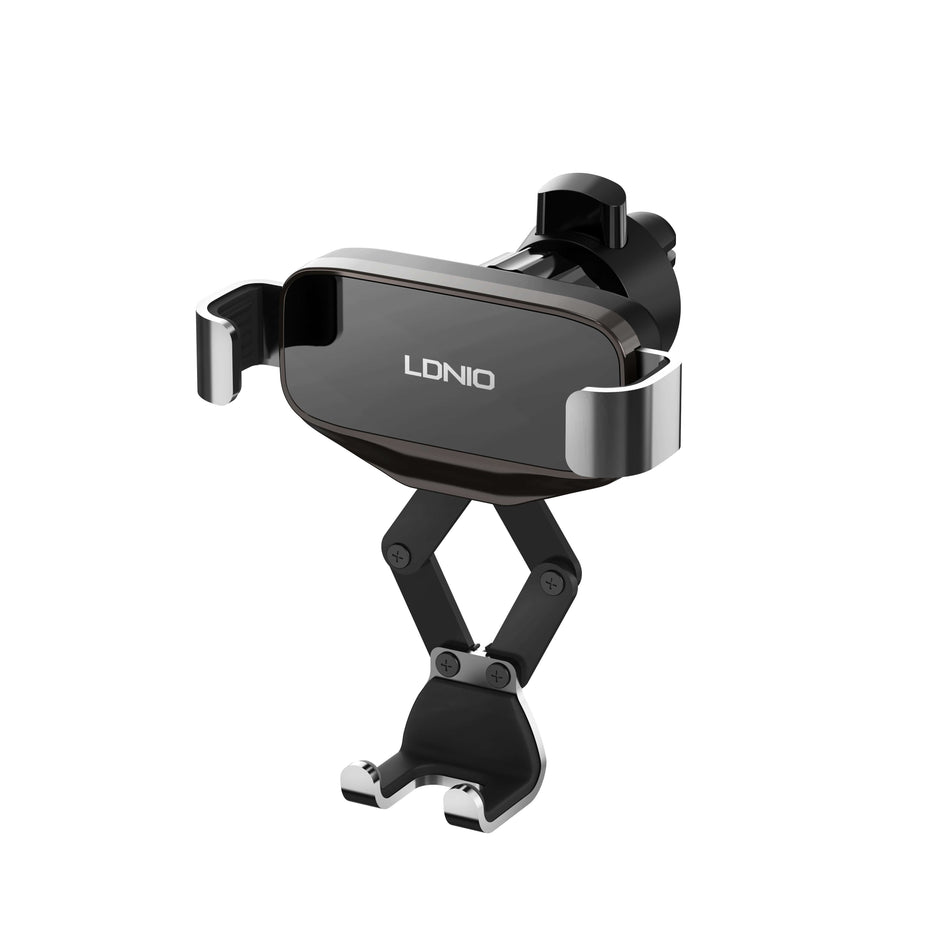 LDNIO MG13 | Universal Gravity Mechanical Air Vent Car Mount | 360° Rotation Anti-Slip Auto-Locking Phone Holder