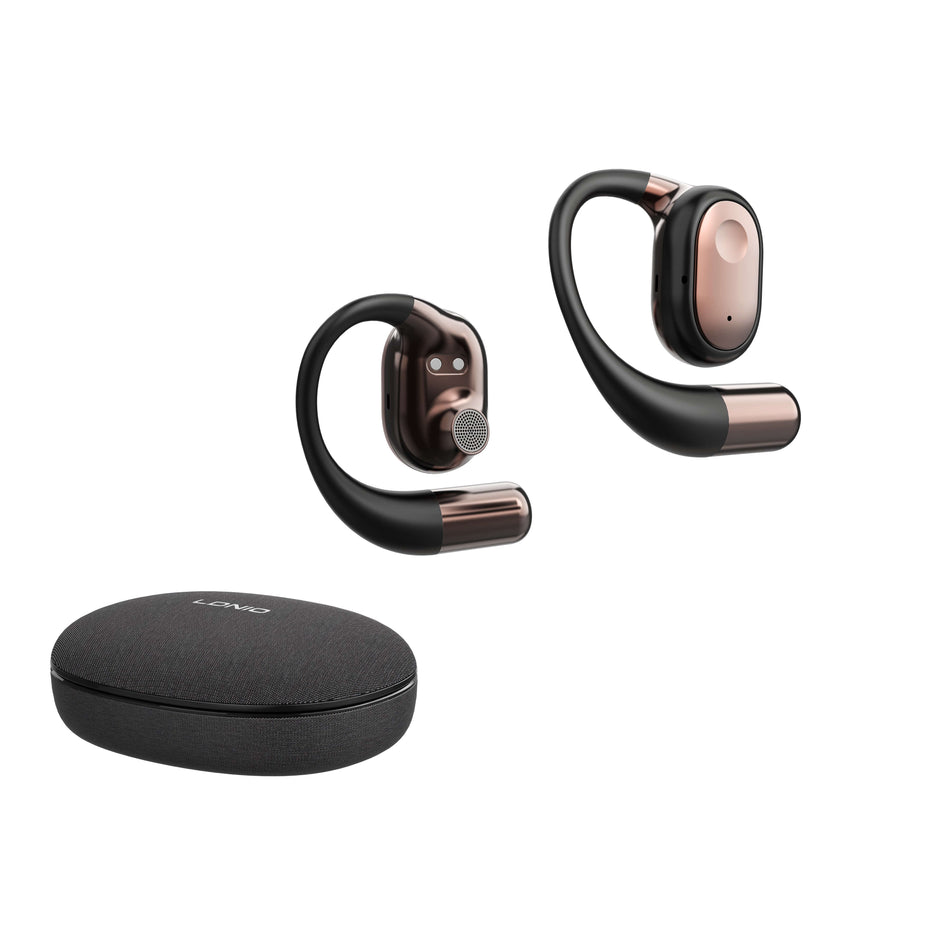 LDNIO T11 Wireless Stereo Over-Ear Headphones | Bluetooth 5.4 Low Latency Gaming Headset with OWS Open-Ear Touch Control