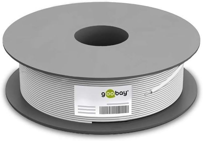 Goobay  CAT 5e Network Cable, U/UTP, Grey, 100m - 68710