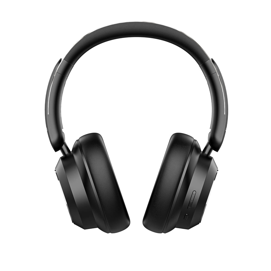 LDNIO H01 Over-Ear Wireless Headphones | Hi-Fi Sound, ANC, 130-Hour Battery, RGB Lighting, Bluetooth 5.4 | Stereo Headphones, In-Ear Earbuds Compatible - Black