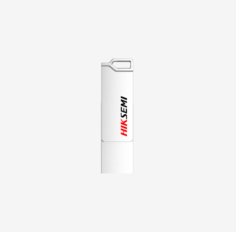 HIKSEMI Sync E327C (64/128/256GB) USB 3.2 Type-C OTG Flashdrive Memory Stick Up to 150MB/s for Smartphones, Tablets, and Laptops - Silver