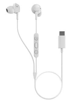 Philips TAE5008WT/00 Wired In-Ear Headphones with USB-C & Mic (White)