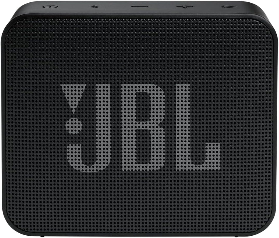 JBL GO Essential Portable Waterproof Bluetooth Speaker, Up to 5 Hours of Playback, Black