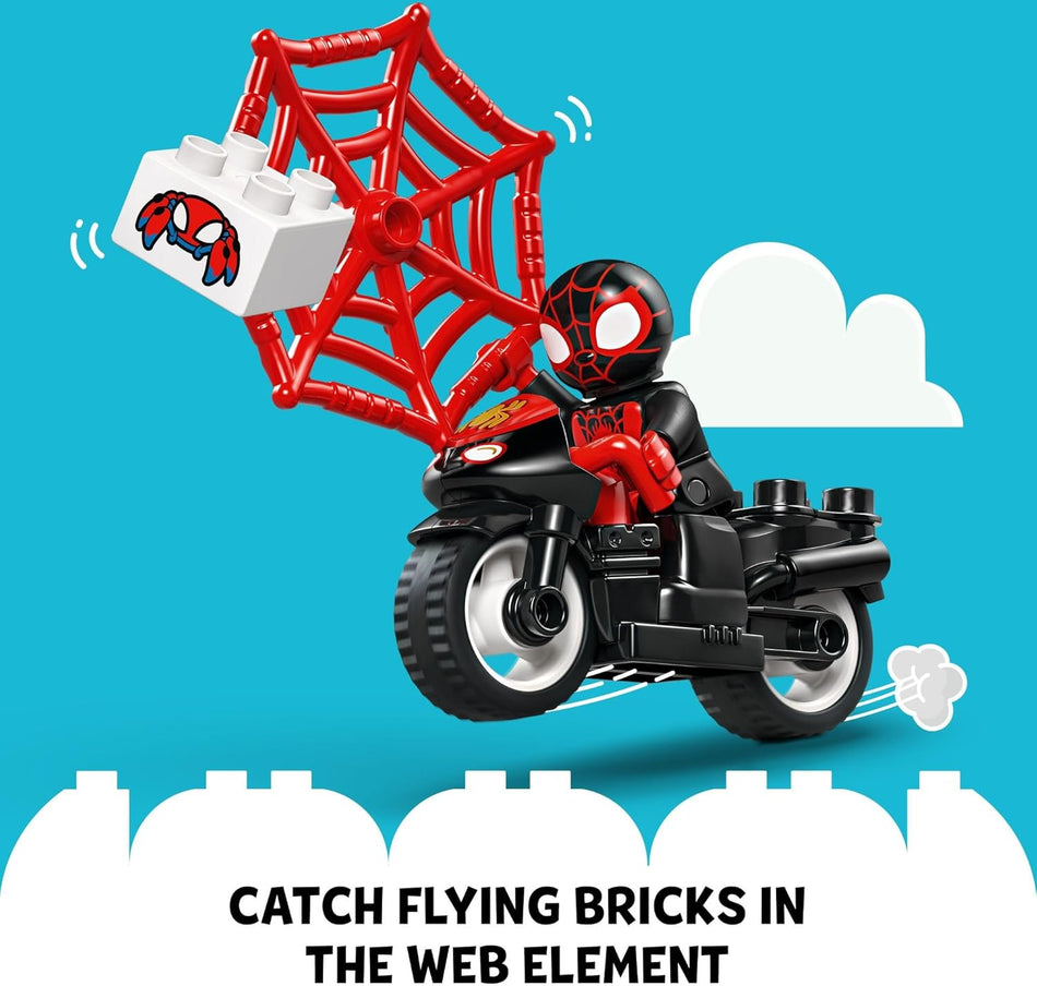 LEGO 10424 DUPLO Marvel Spin’s Motorcycle Adventure Fantasy Playset