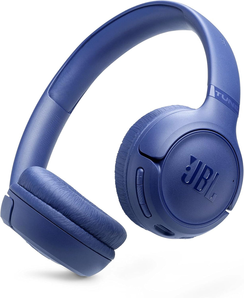 JBL Tune 530BT Wireless On-Ear Bluetooth Headphones with Pure Bass Sound, 76H Battery Life, Dual Beamforming Mics, Multi-Point Bluetooth 6.0, Foldable & Lightweight
