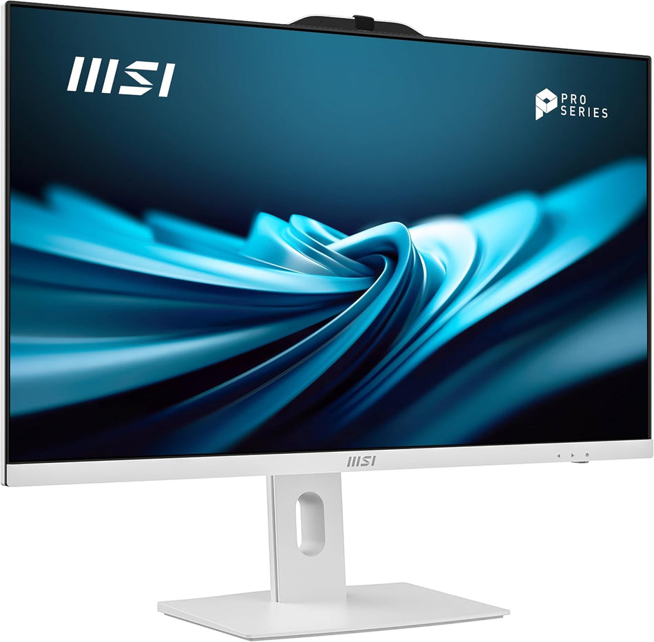 MSI Modern AM272P 1M-1279SG All in one PC, Intel Core 5 120U 1.4GHz, 16GB DDR5 5600 SO-DIMM, 27" IPS Grade Panel (1920*1080 FHD),Webcam with Cover, 500GB M.2 PCIe Gen4x4 SSD, Windows 11 Home