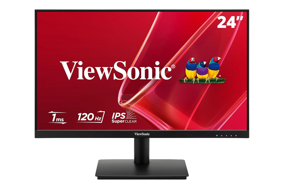 Viewsonic VA240A-H 24” Full HD 120Hz Monitor with Fast 1ms Response Time, SuperClear IPS panel, HDMI and VGA inputs