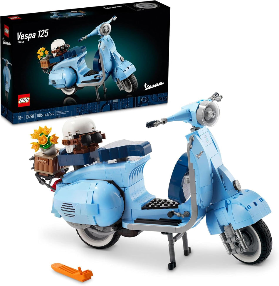 LEGO 10298 Icons Vespa 125  Building Set for Adults (1107 Pieces)