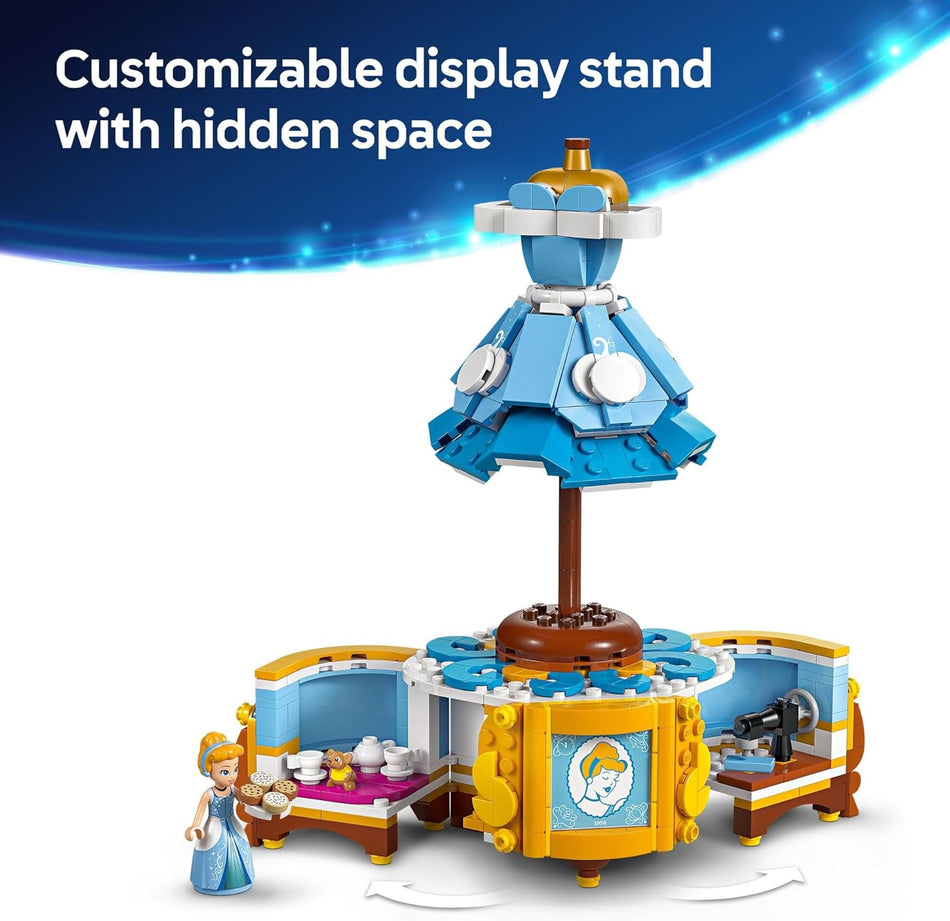 LEGO 43266 Disney Princess Cinderella’s Dress Kids Toy with Minidoll Character