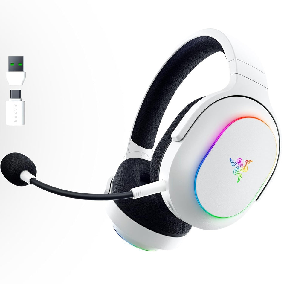 Razer Barracuda X Chroma Wireless Gaming Headset: 2.4GHz Wireless & Bluetooth - Lightweight - RGB - 40mm Drivers - Cardioid Mic - 70 Hr Battery