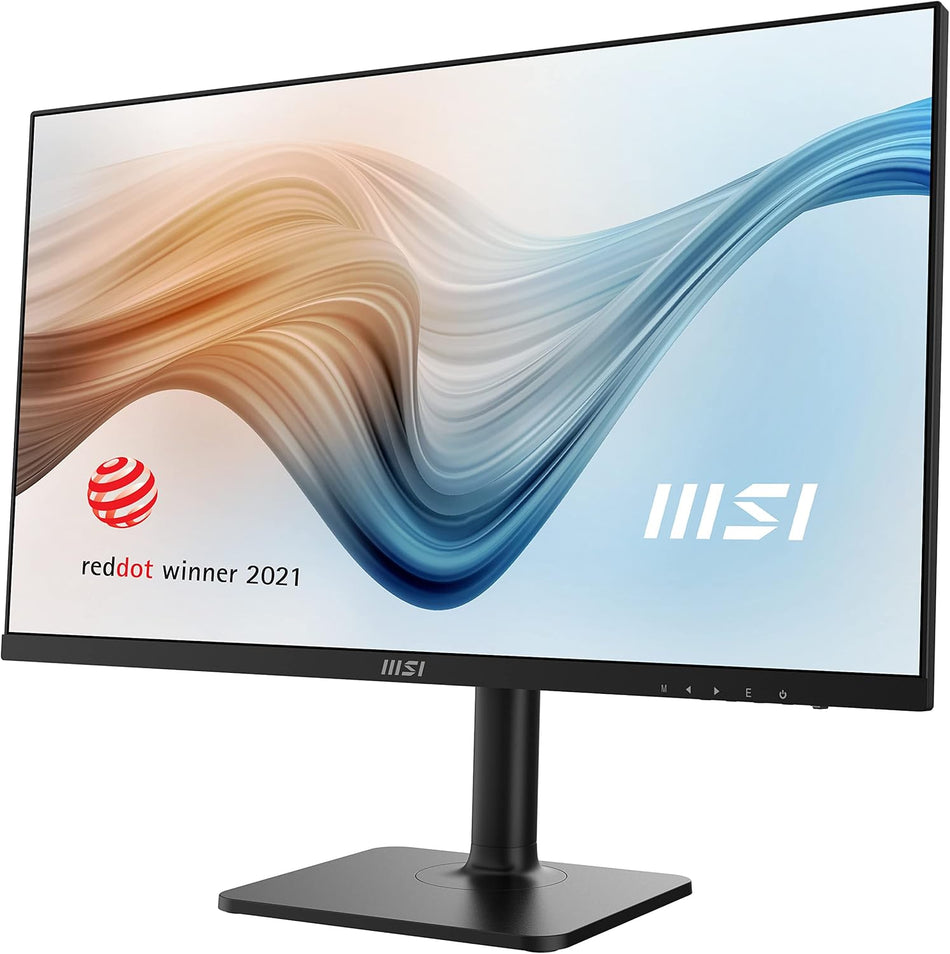 MSI Modern MD272QP 27 Inch WQHD Office Monitor - 2560 x 1440 IPS Panel, 75 Hz, Eye-Friendly Screen, Built-in Speakers, 4-Way Adjustable Stand, KVM - DP 1.2, USB Type-C