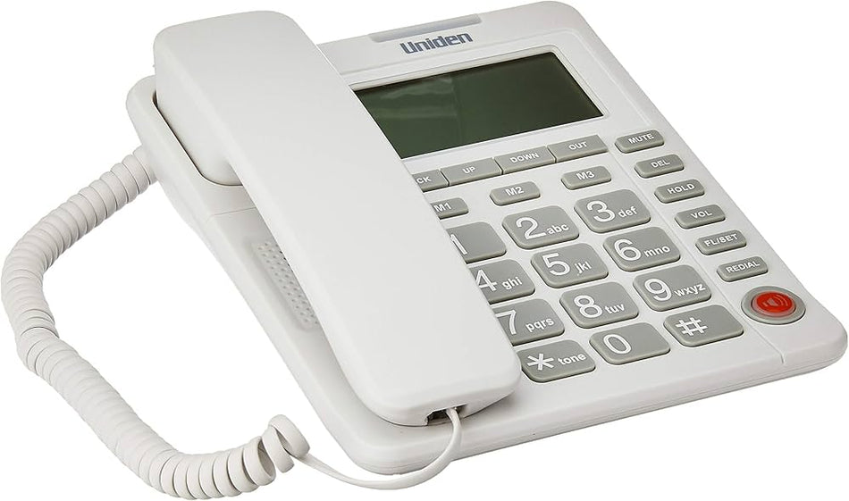 UNIDEN AS7408 Corded Landline Phone with Speakerphone & Caller ID