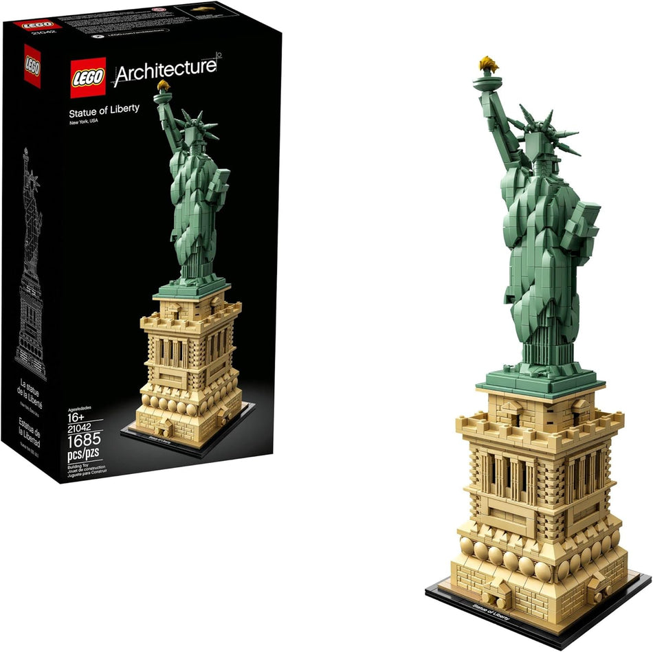 LEGO 21042 Architecture Statue of Liberty  Model Building Set, Collectable New York Souvenir