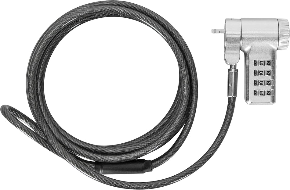 Targus ASP96RGL DEFCON Ultimate Universal Resettable Combination Cable Lock with Adaptable Lock Head