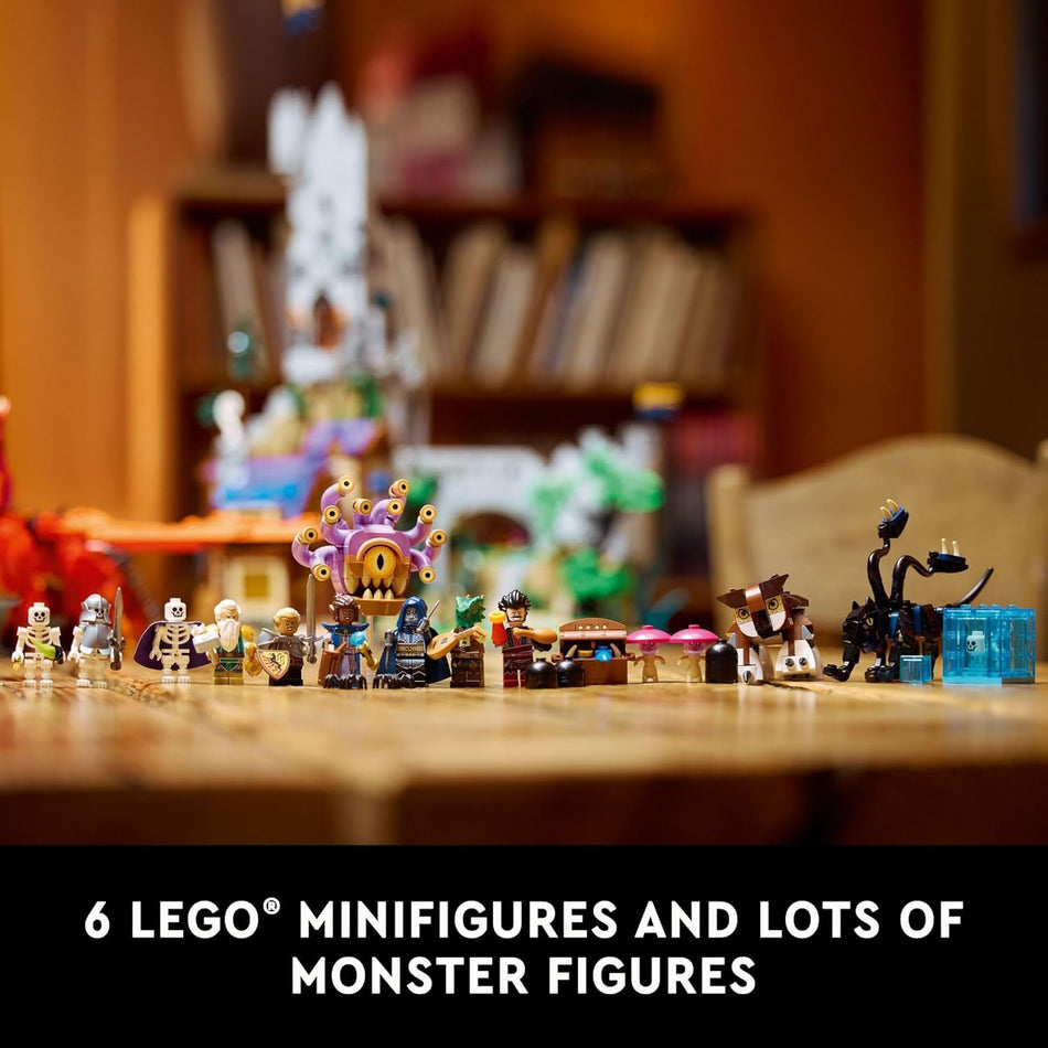 LEGO 21348 Ideas Dungeons & Dragons: Red Dragon’s Tale Building Set for Adults, Dungeons and Dragons Gift Idea