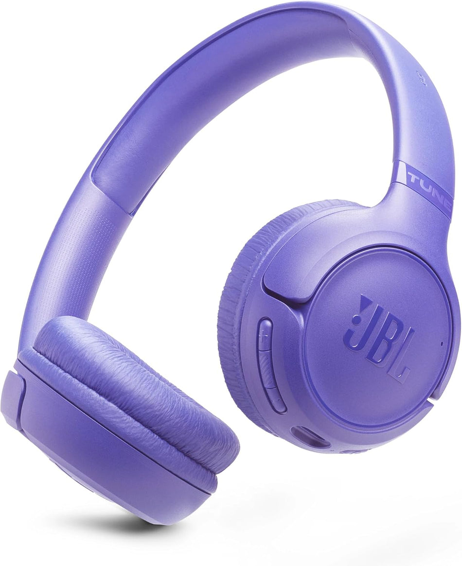 JBL Tune 530BT Wireless On-Ear Bluetooth Headphones with Pure Bass Sound, 76H Battery Life, Dual Beamforming Mics, Multi-Point Bluetooth 6.0, Foldable & Lightweight