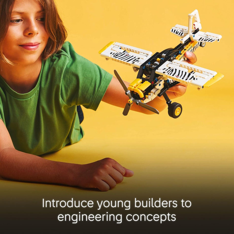 LEGO 42198 Technic Bush Plane Toy - Buildable Airplane Toy for Kids