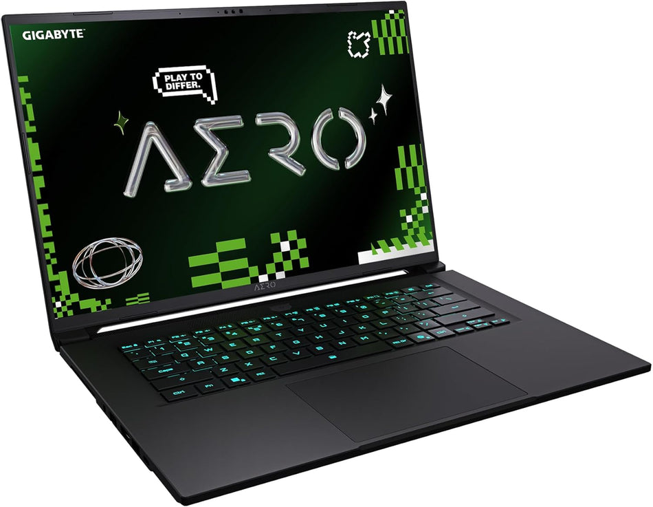 GIGABYTE - AERO X16 - Copilot+ PC - 165Hz 2560x1600 WQXGA - NVIDIA GeForce RTX 5060 - AMD Ryzen 7 AI 350-1TB SSD with 16GB DDR5 RAM - Windows 11 Home - Space Gray AERO X16 1VH93USC94AH EG61H