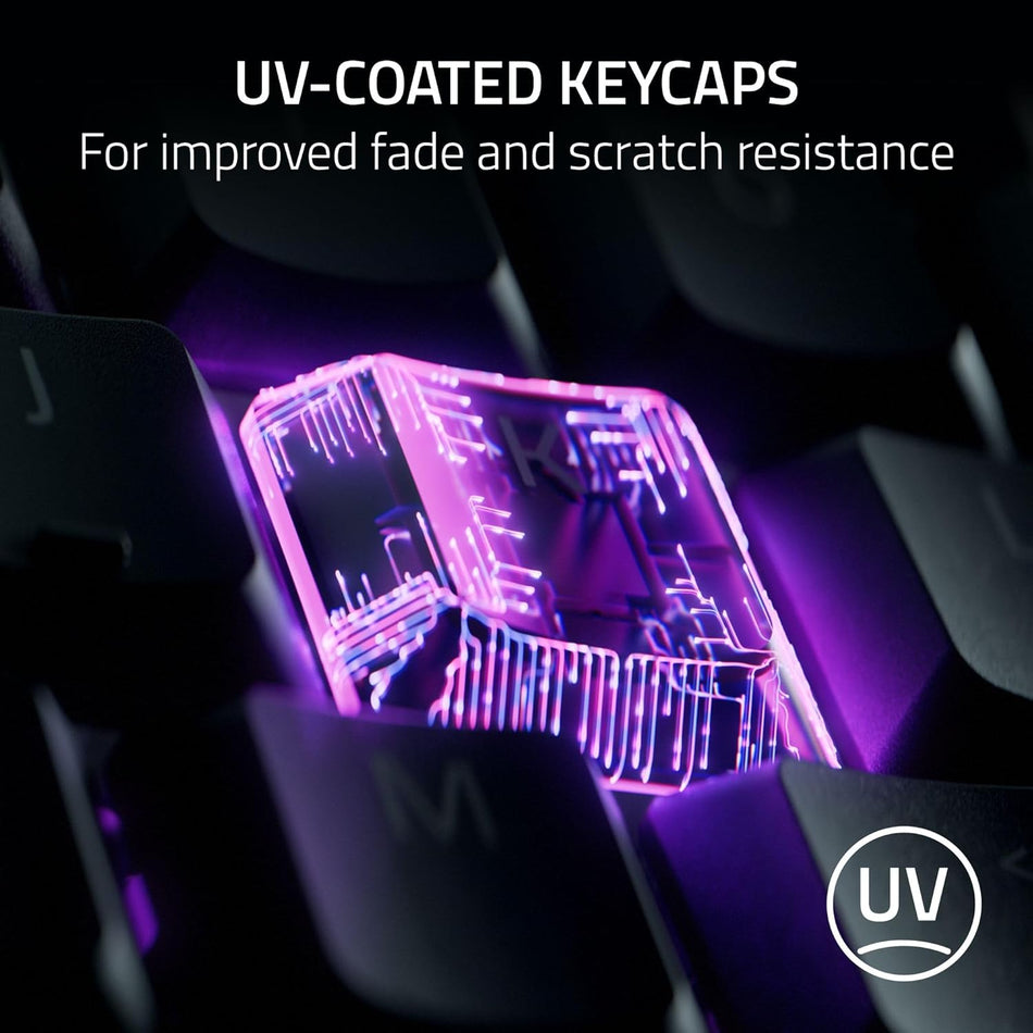 Razer Ornata V3 Tenkeyless - Low Profile Gaming Mechanical Membrane Wired Keyboard-Black