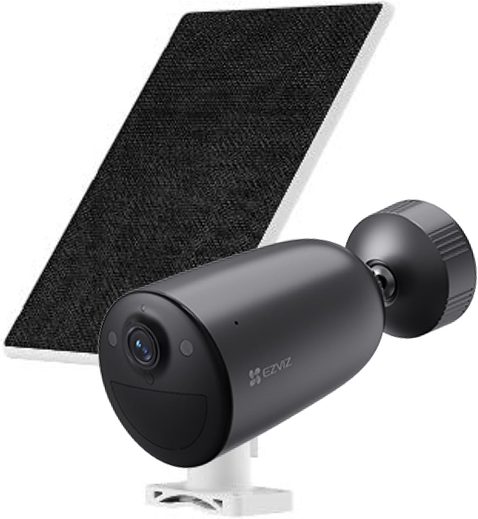 EZVIZ EB3 4G 2K Standalone Wireless Security Camera + Solar Panel Kit | 100% Wire-Free | Color Night Vision | Smart Human Motion Detection | Two-Way Talk