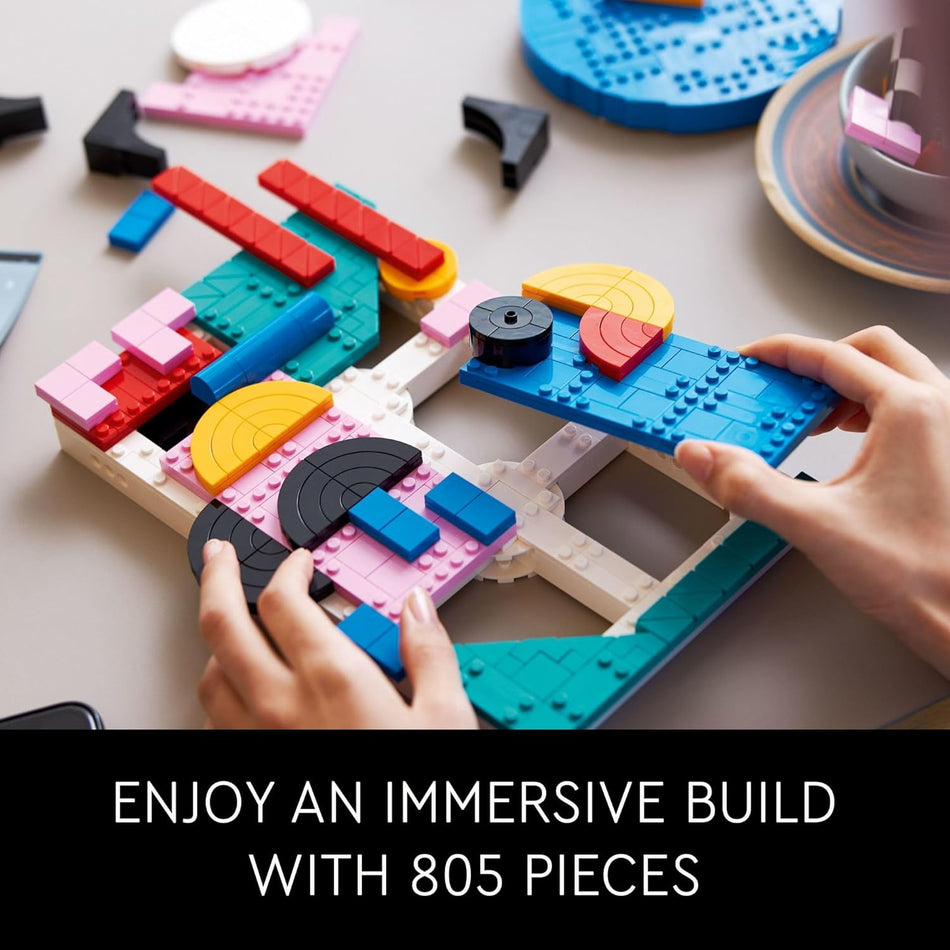 LEGO 31210 Art Modern Art Build & Display Home Décor Abstract Wall Art Kit, Birthday Gift Idea for Artistic People
