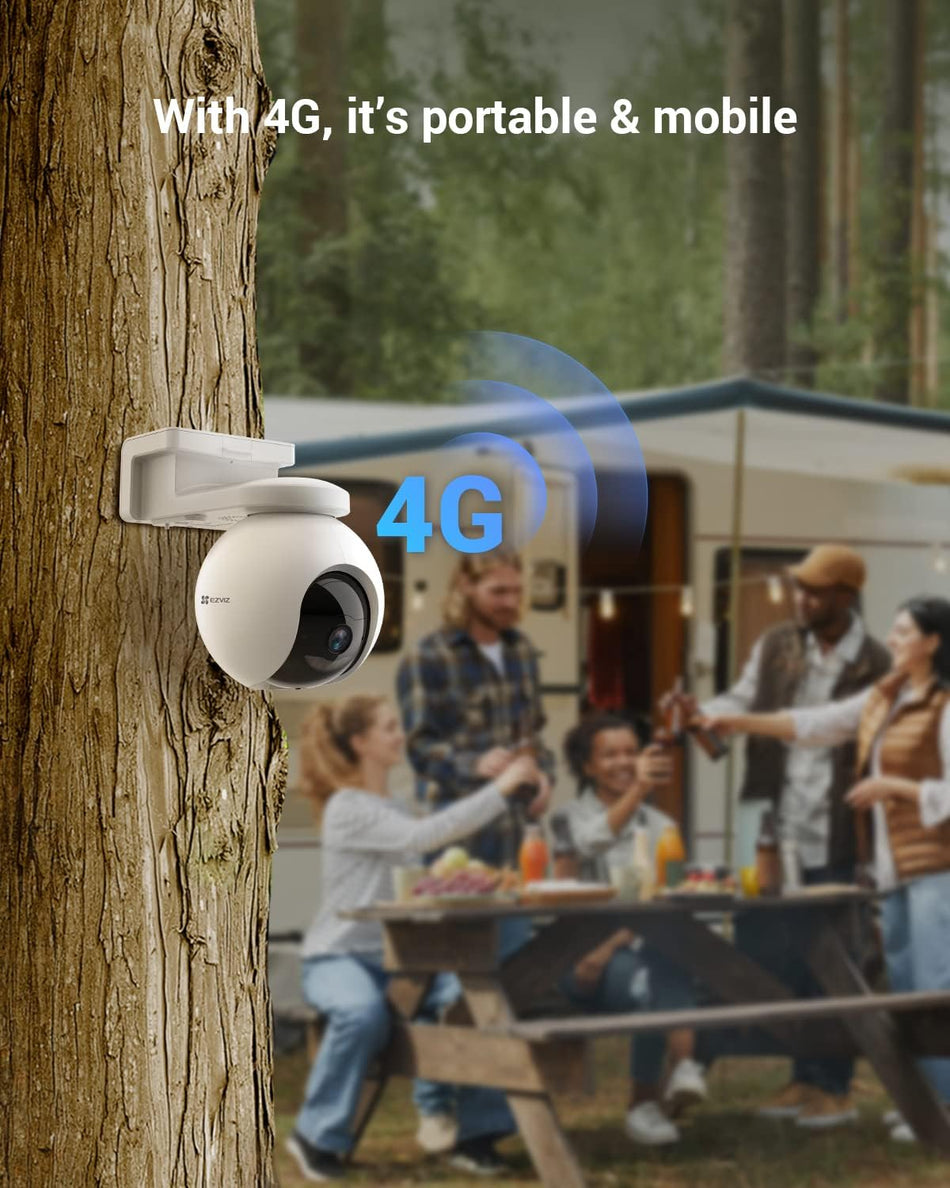 EZVIZ EB8 4K 4G & Wifi Surveillance Camera bundled with solar panel Kit CS-EB8/SP