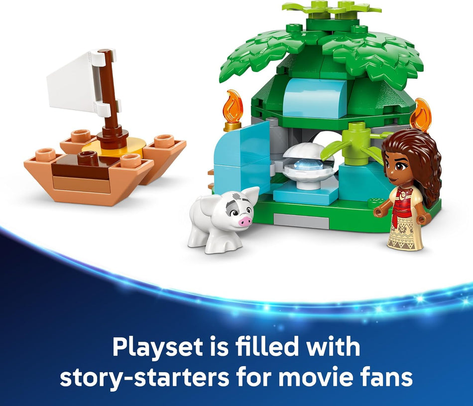 LEGO 43260 Disney Moana's Island Fun Building Toy Playset