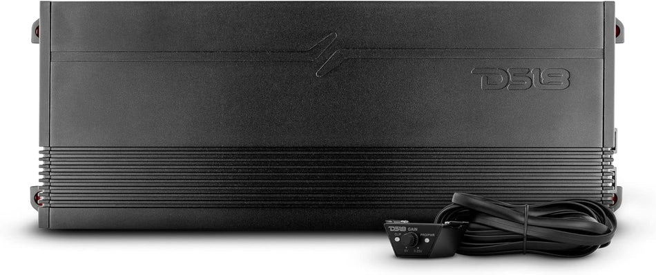 DS18 G4000.5D Generation-X 5-Channel Class D Full-Range Amplifier, 4000 Watts Max, 2/4 Ohm Stable, Bridgeable Car and Truck Stereo Amp with Remote Bass Knob Included