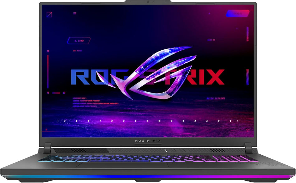 ASUS ROG Strix G18 (2025) Gaming Laptop, 18” ROG FHD+ 16:10 144Hz, NVIDIA® GeForce RTX™ 5050, AMD Ryzen™ 9 8940HX Mobile Processor, 16GB DDR5-5200Mhz, 1TB SSD, Wi-Fi 6E, W11 Home G814PH-ES94
