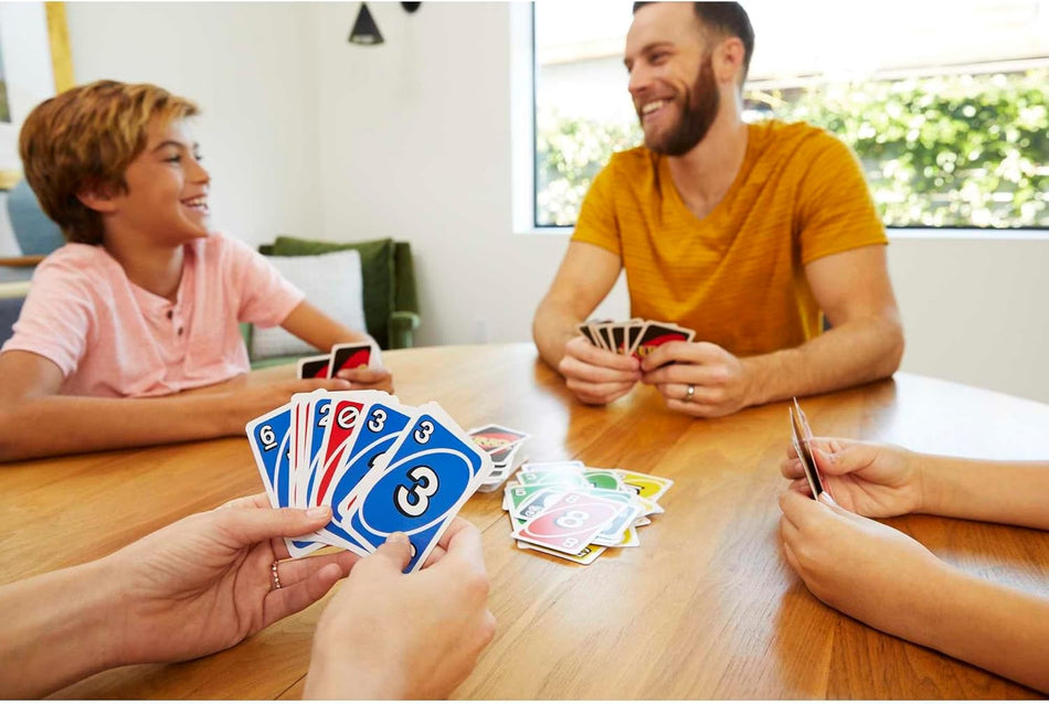 Mattel Games Classic UNO Card Game (W2085) – International Edition Family Deck