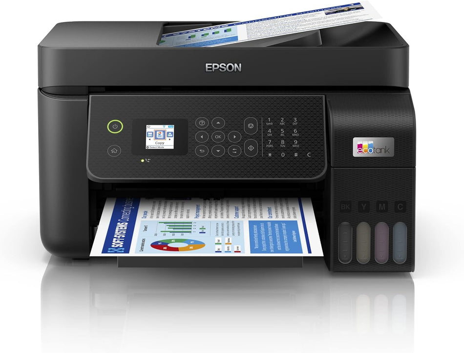 Epson EcoTank L5290  Wi-Fi All-in-One Ink Tank Printer | Print, Scan, Copy, Fax with ADF
