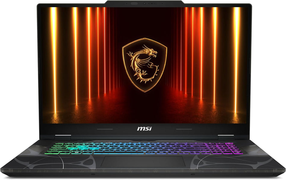 MSI Cyborg 17 17.3" FHD 144Hz Gaming Laptop: Intel Core 7-240H, NVIDIA Geforce RTX 5060, 16GB DDR5, 1TB NVMe SSD, Type C, Wi-Fi 6E, Win 11 Home: Translucent Black (B2RWFKG-074US)
