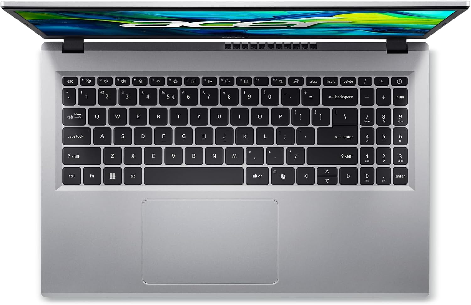 Acer Aspire Go 15 AI Ready Laptop | 15.6" FHD (1920 x 1080) IPS Display | Intel Core 3 Processor N355 | Intel Graphics | 8GB DDR5 | 128GB UFS | Wi-Fi 6 | Windows 11 Home in S Mode | AG15-32P-39R2