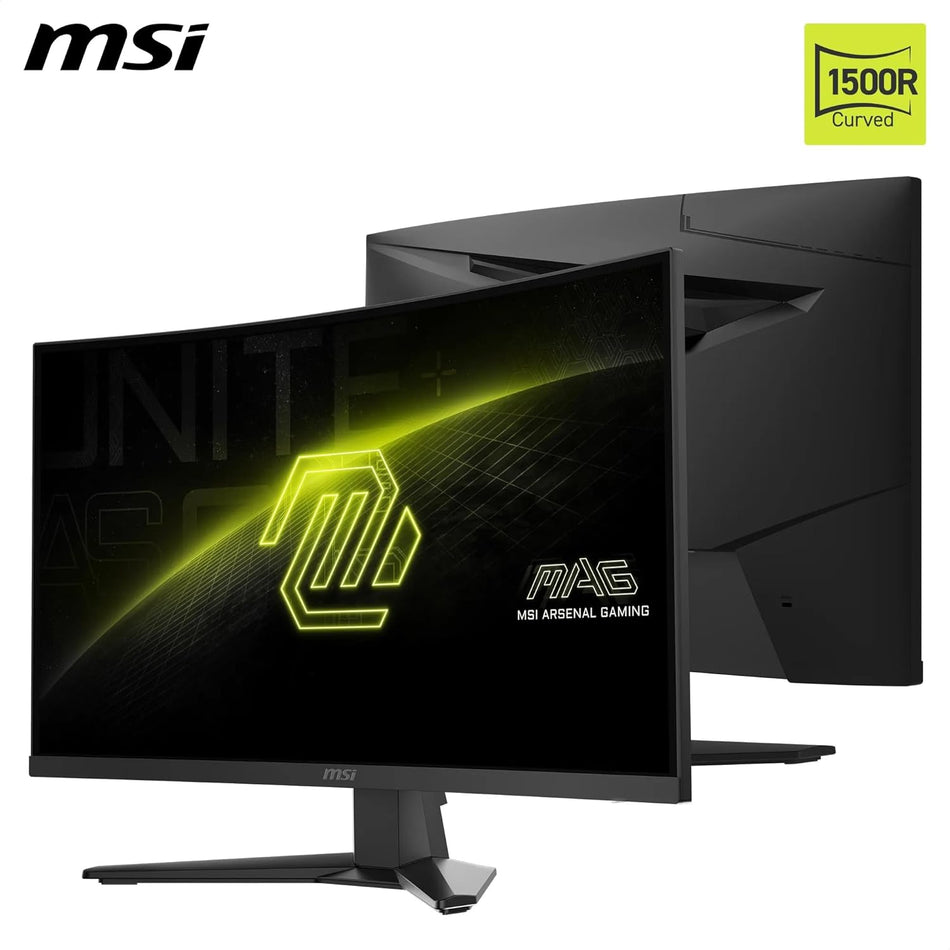 MSI MAG 275CQF E18 27" WQHD Curved 1500R Rapid VA 180Hz, 1ms(MPRT), 0.5ms(GtG), FreeSync, HDR Ready, 2x HDMI2.0b, DP1.4a - New!