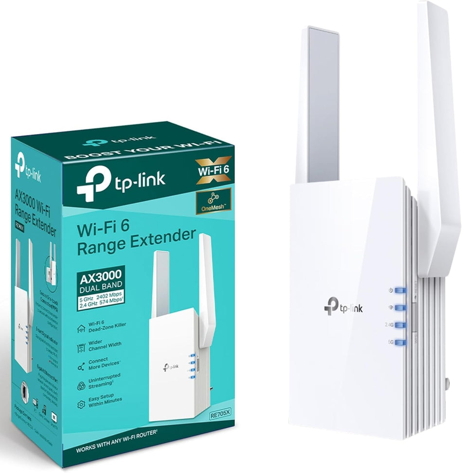 TP-Link RE705X AX3000 Mesh WiFi 6 Extender