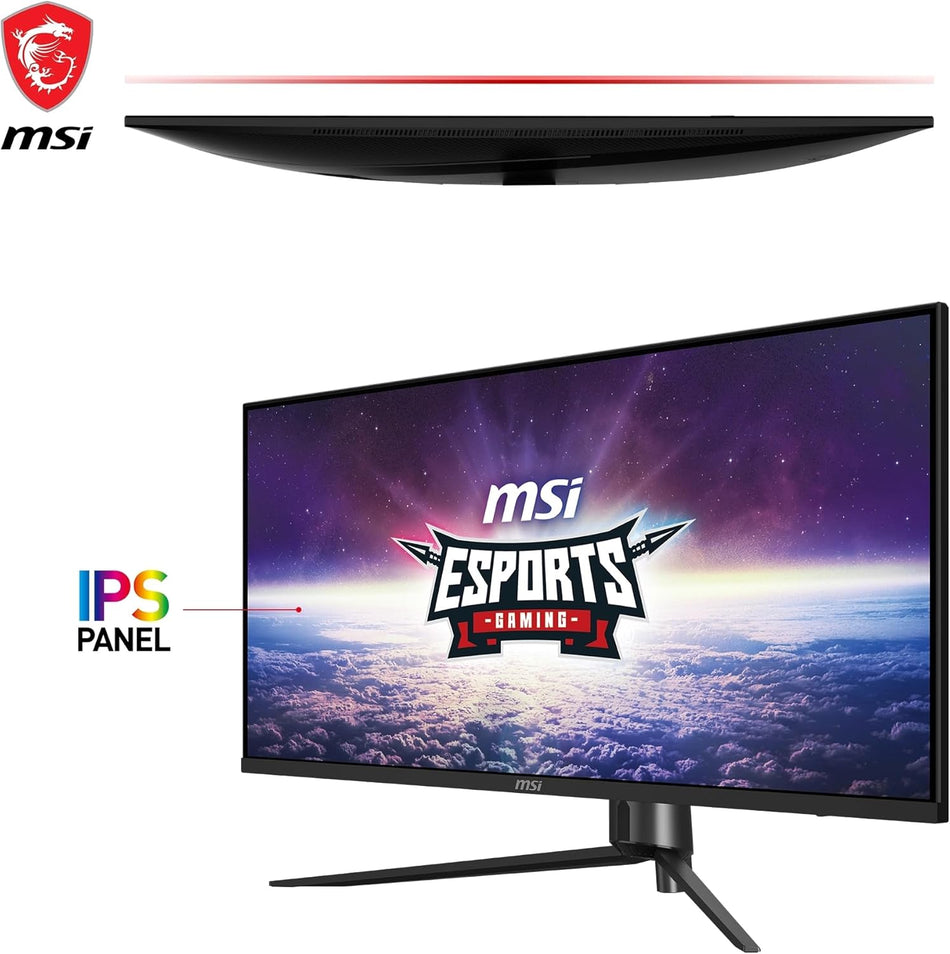 MSI MAG401QR 40" Ultrawide Gaming Monitor (UWQHD 3440 x 1440, Flat IPS Panel, 155Hz Refresh Rate, 1ms MPRT, VESA DisplayHDR 400, USB-C 65W PD, KVM Switch, Console Mode, Matte Black)