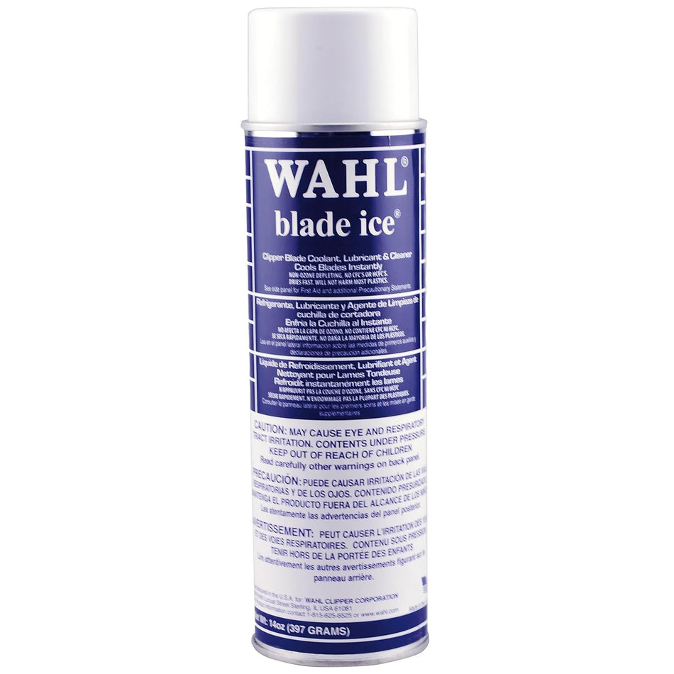 Wahl Professional Blade Ice Spray, Blade Coolant, Instant Cooling Lubricant and Cleaner for Clippers and Trimmers, 14 Fl Oz (89400)