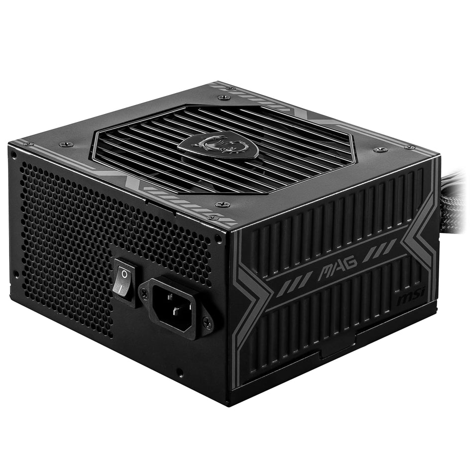 MSI MAG A650BN Gaming Power Supply - 80 Plus Bronze Certified 650W - Compact Size - ATX PSU