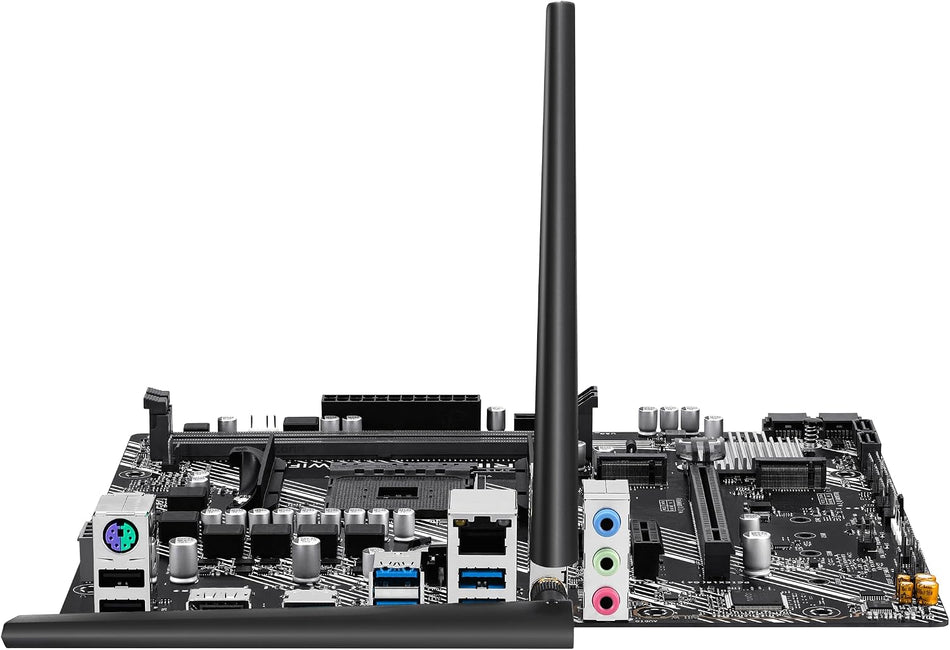 ASUS Prime B550M-K WiFi AM4 mATX Motherboard, DDR4, PCIe 4.0, 2xM.2, WiFi 6 2x M.2 Slots, WiFi 6, AMD Ryzen Ready, Aura Sync RGB