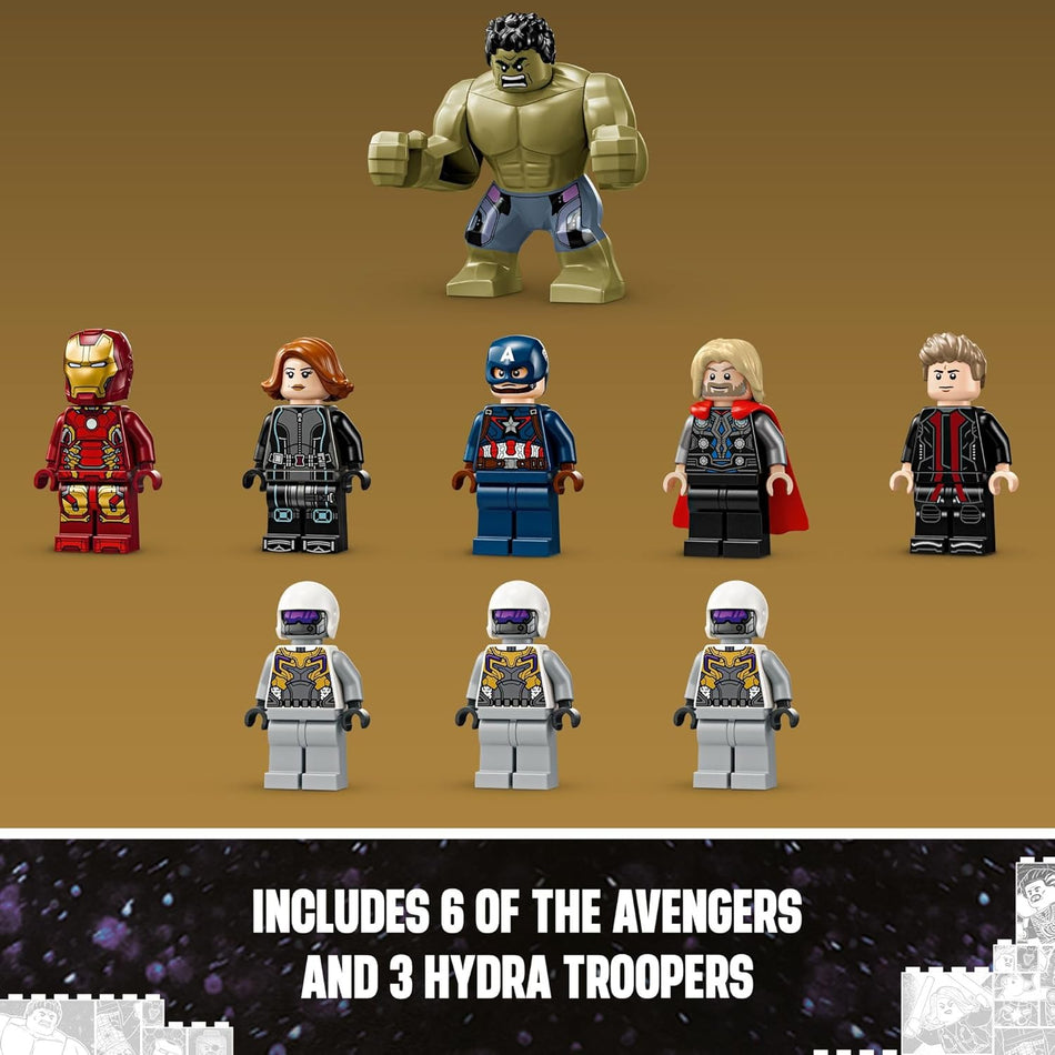 LEGO 76291 Marvel The Avengers Assemble: Age of Ultron Building Toy Set - Marvel Toy & Figures for Boys & Girls, Ages 10+