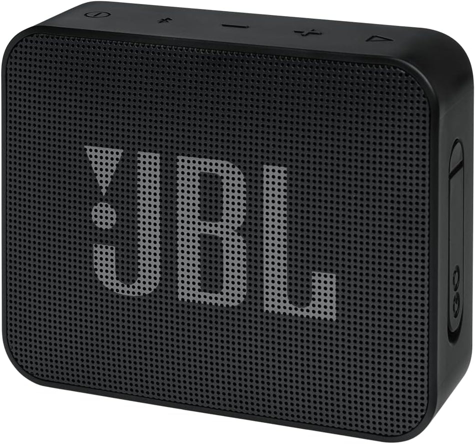 JBL GO Essential Portable Waterproof Bluetooth Speaker, Up to 5 Hours of Playback, Black