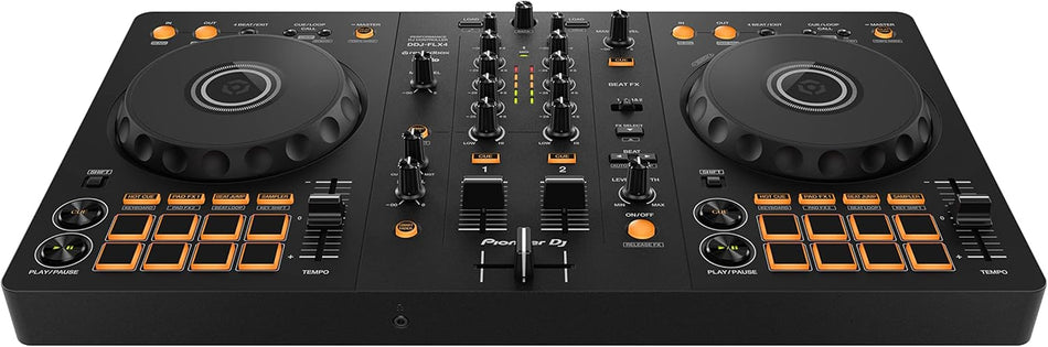 Pioneer DJ DDJ-FLX4 2-deck Rekordbox and Serato DJ Controller - Graphite