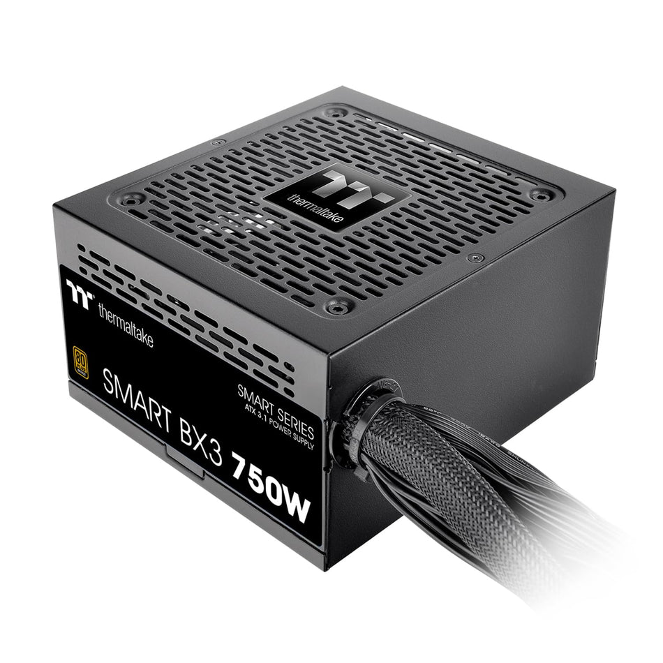 Thermaltake Smart BX3 750W 80Plus Bronze ATX 3.1 Standard Power Supply, Non-Modular (PS-SPD-0750NNFABK-3)