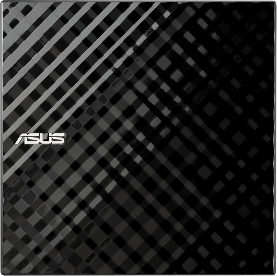   ASUS EXTERNAL 8X BLACK DVD WRITER Slim DVD/Burner +/- Rewriter External Drive, Compatible with Both Mac & Windows (SDRW-08D2S-U LITE/BLK/G/AS)