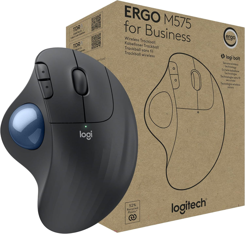 Logitech ERGO M575 Wireless Trackball Mouse
