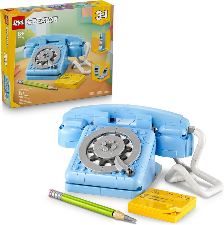 LEGO 31174  Creator 3 in 1 Retro Telephone Kids Toy
