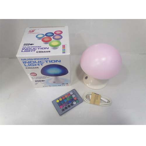 Mushroom Induction Light (CH6608) | Smart LED Night Light with Automatic Dusk-to-Dawn Sensor, Soft Ambient Glow Eye Protection & Energy-Efficient Plug-in Design