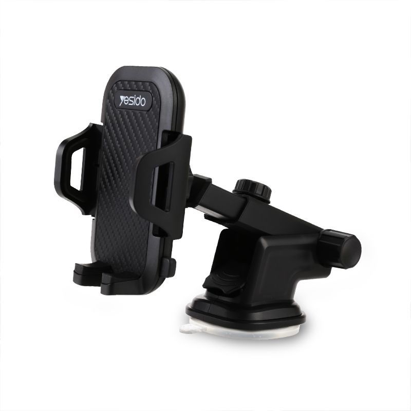 Yesido C23 Telescopic Phone Holder Adjustable Desktop Stand 360° Rotation Anti-Slip Foldable Smartphone Mount