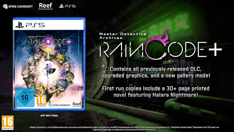 Master Detective Archives: RAIN CODE Plus Standard Edition (PS5)